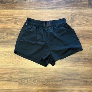 Prana Crossback Shorts Womens Medium Black NWT Athletic Activewear